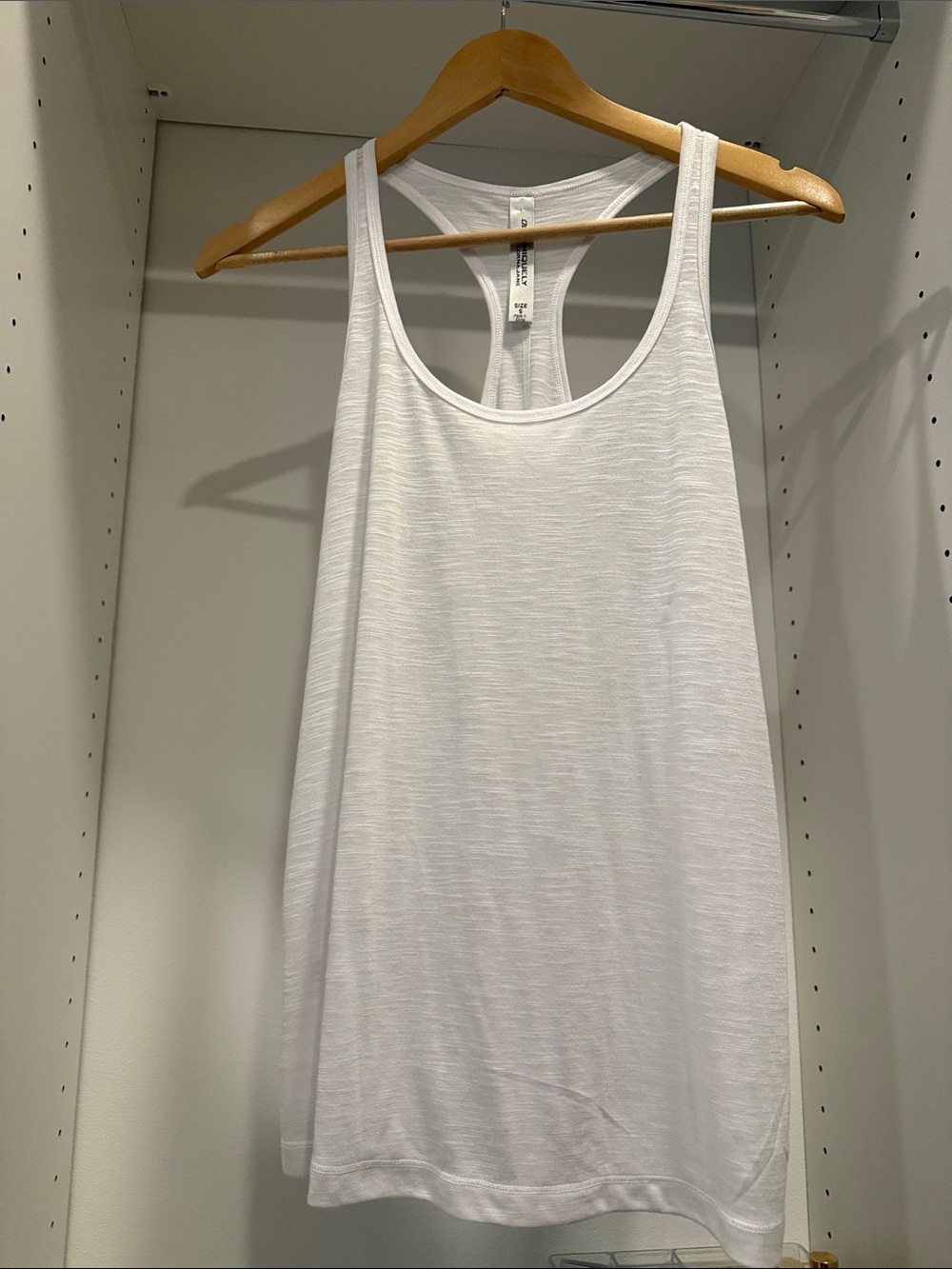 Lorna Jane Women's White Workout Racerback Tank Top - Classic Everyday Essential